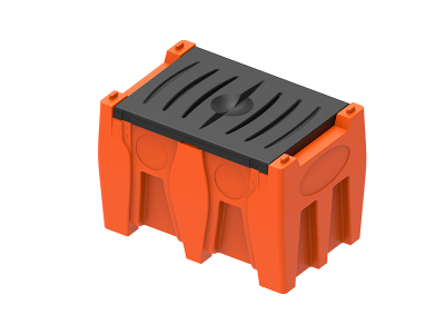 Мобильная АЗС, eмкостьдля дизельного топлива 450 л., 60 л/мин Центр Емкостей АЗС ЕП 450 л., 60 л/мин, 12 В